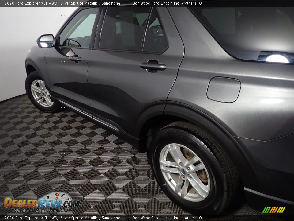 2020 Ford Explorer XLT 4WD Silver Spruce Metallic / Sandstone Photo #19