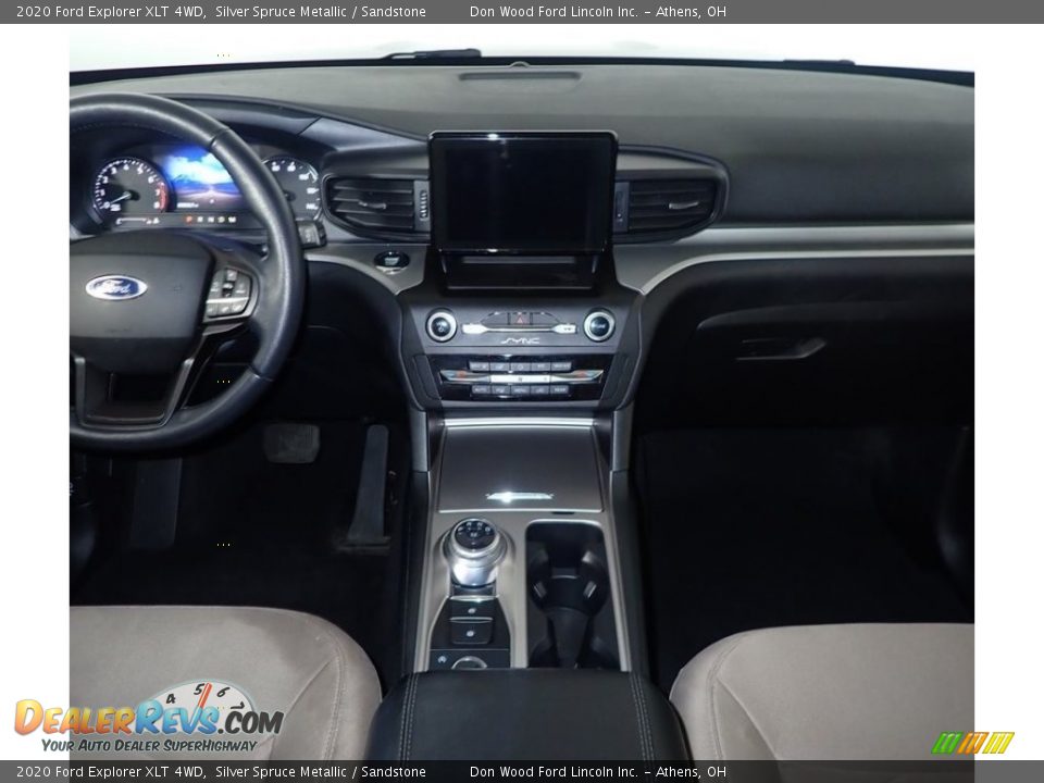 2020 Ford Explorer XLT 4WD Silver Spruce Metallic / Sandstone Photo #27