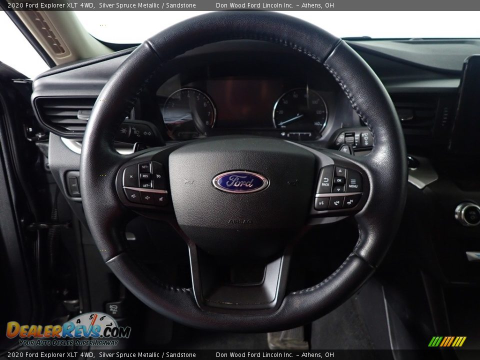 2020 Ford Explorer XLT 4WD Silver Spruce Metallic / Sandstone Photo #29