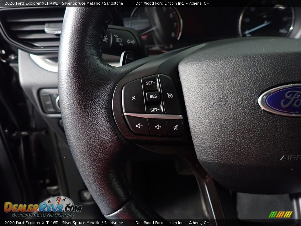 2020 Ford Explorer XLT 4WD Silver Spruce Metallic / Sandstone Photo #31