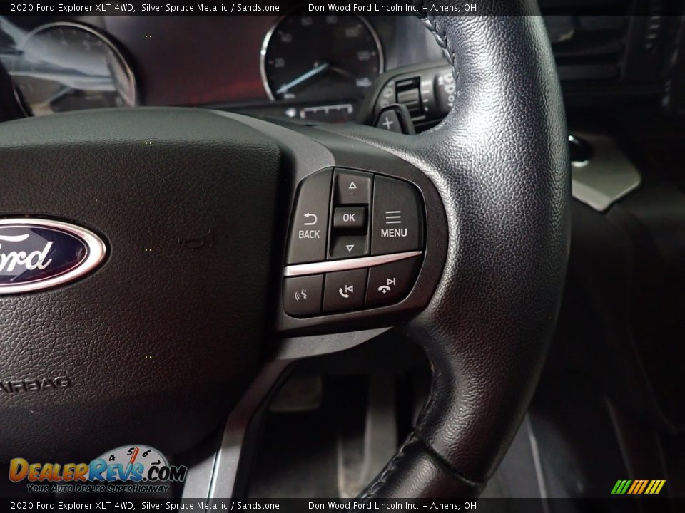 2020 Ford Explorer XLT 4WD Silver Spruce Metallic / Sandstone Photo #32
