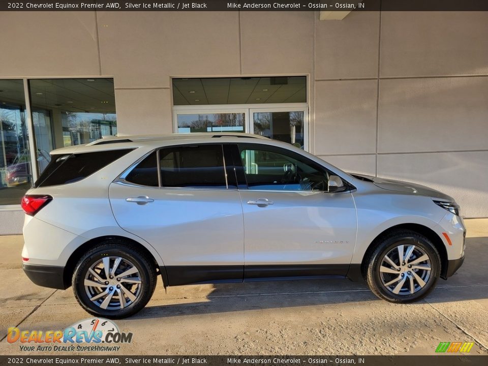 2022 Chevrolet Equinox Premier AWD Silver Ice Metallic / Jet Black Photo #3