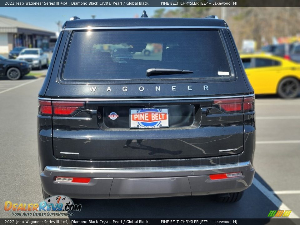 2022 Jeep Wagoneer Series III 4x4 Diamond Black Crystal Pearl / Global Black Photo #7