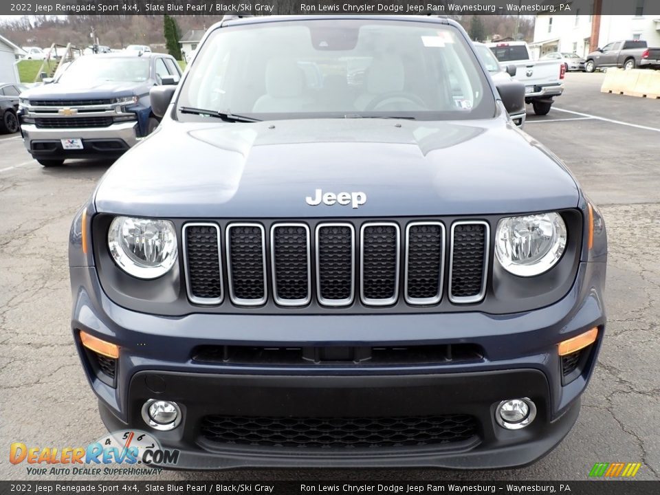 2022 Jeep Renegade Sport 4x4 Slate Blue Pearl / Black/Ski Gray Photo #9