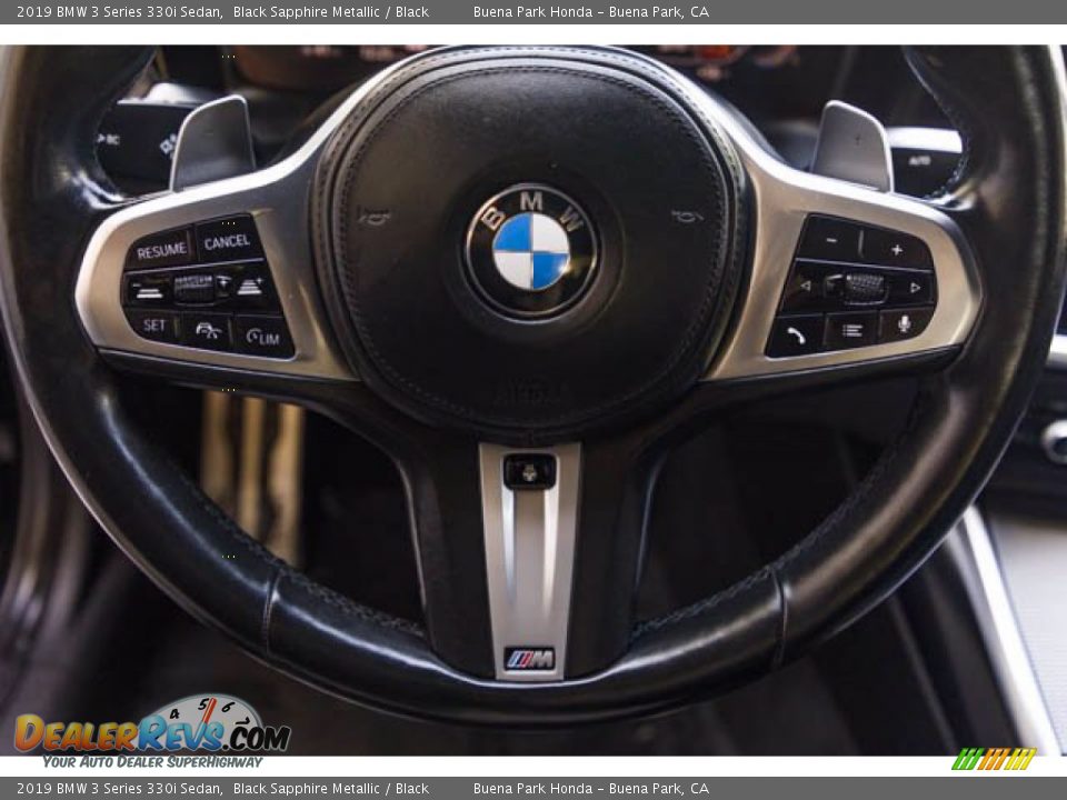 2019 BMW 3 Series 330i Sedan Black Sapphire Metallic / Black Photo #13