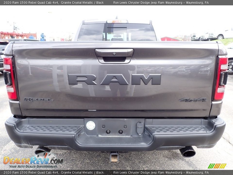 2020 Ram 1500 Rebel Quad Cab 4x4 Granite Crystal Metallic / Black Photo #4