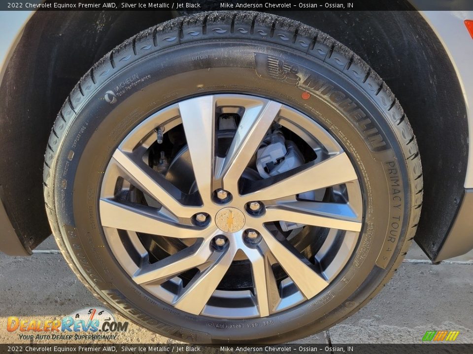 2022 Chevrolet Equinox Premier AWD Silver Ice Metallic / Jet Black Photo #13