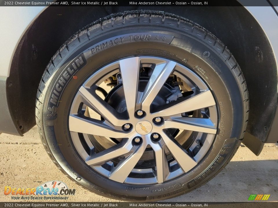 2022 Chevrolet Equinox Premier AWD Silver Ice Metallic / Jet Black Photo #14