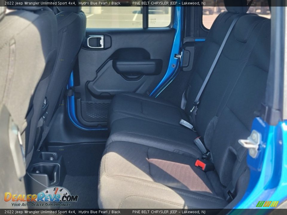 2022 Jeep Wrangler Unlimited Sport 4x4 Hydro Blue Pearl / Black Photo #9
