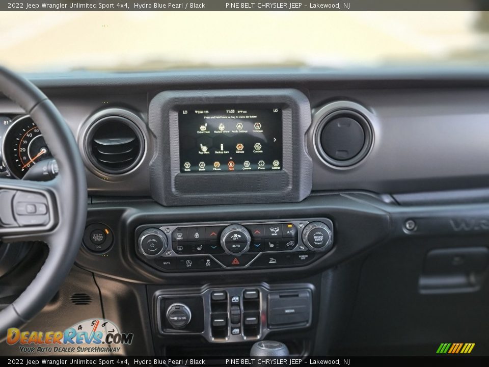2022 Jeep Wrangler Unlimited Sport 4x4 Hydro Blue Pearl / Black Photo #10