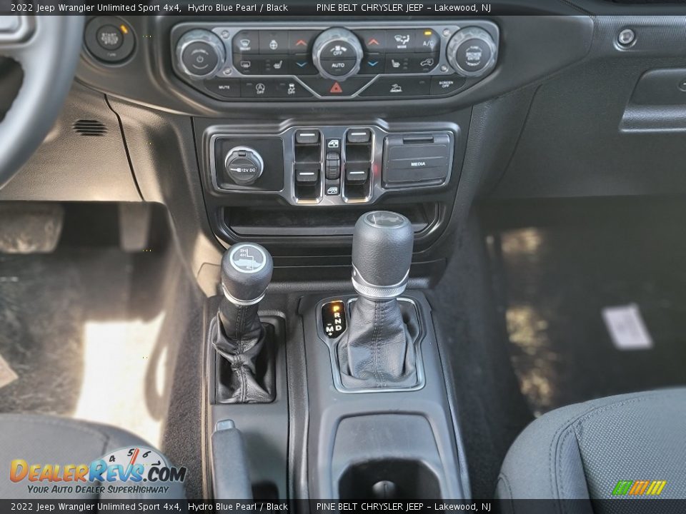 2022 Jeep Wrangler Unlimited Sport 4x4 Hydro Blue Pearl / Black Photo #12