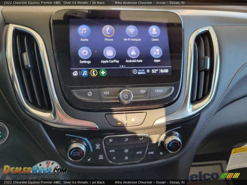 2022 Chevrolet Equinox Premier AWD Silver Ice Metallic / Jet Black Photo #28