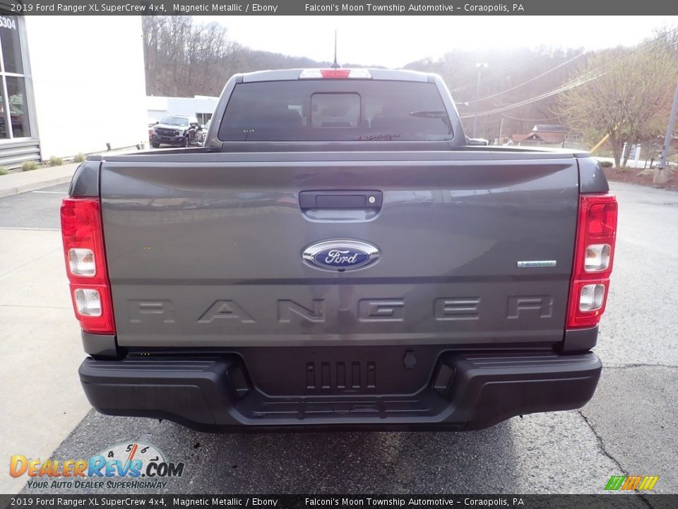 2019 Ford Ranger XL SuperCrew 4x4 Magnetic Metallic / Ebony Photo #3
