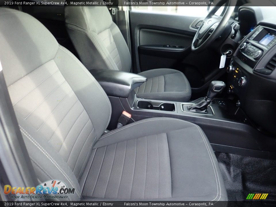 2019 Ford Ranger XL SuperCrew 4x4 Magnetic Metallic / Ebony Photo #10
