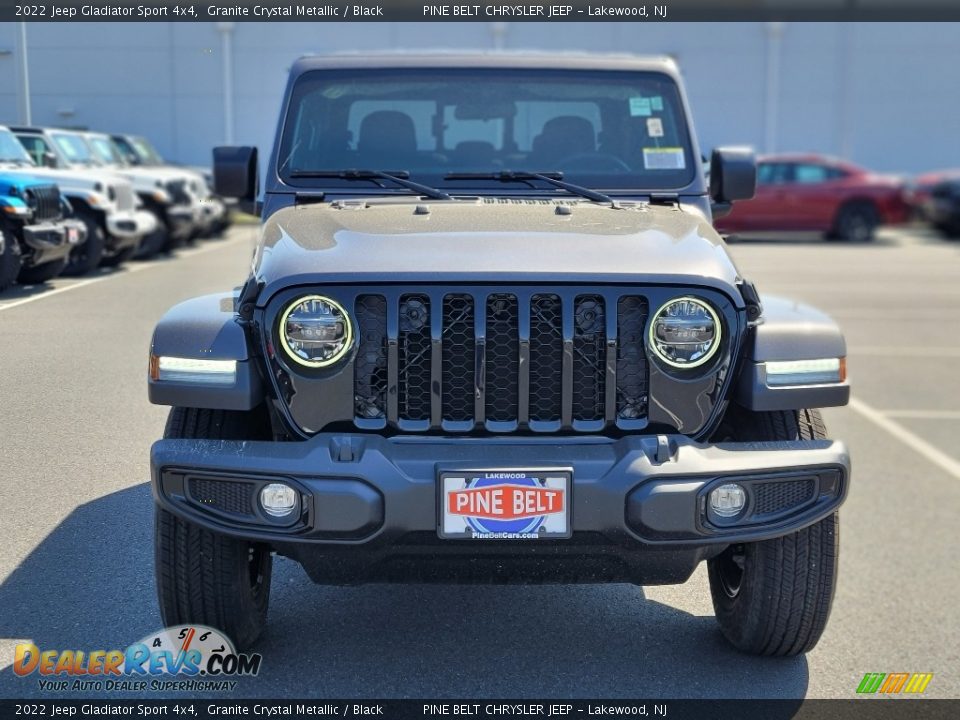 2022 Jeep Gladiator Sport 4x4 Granite Crystal Metallic / Black Photo #3