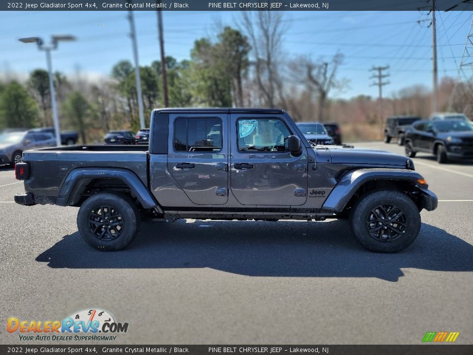 2022 Jeep Gladiator Sport 4x4 Granite Crystal Metallic / Black Photo #4