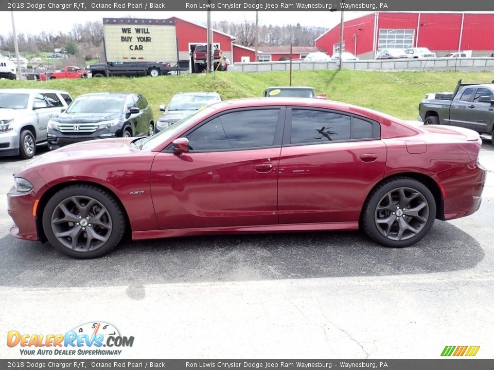 2018 Dodge Charger R/T Octane Red Pearl / Black Photo #2