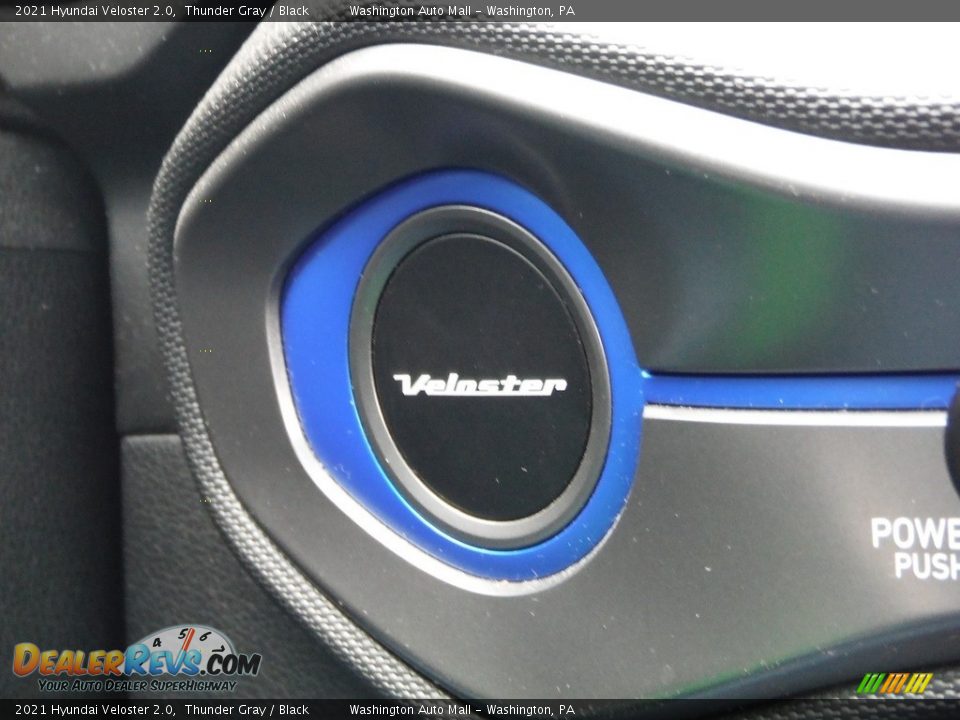 2021 Hyundai Veloster 2.0 Thunder Gray / Black Photo #21