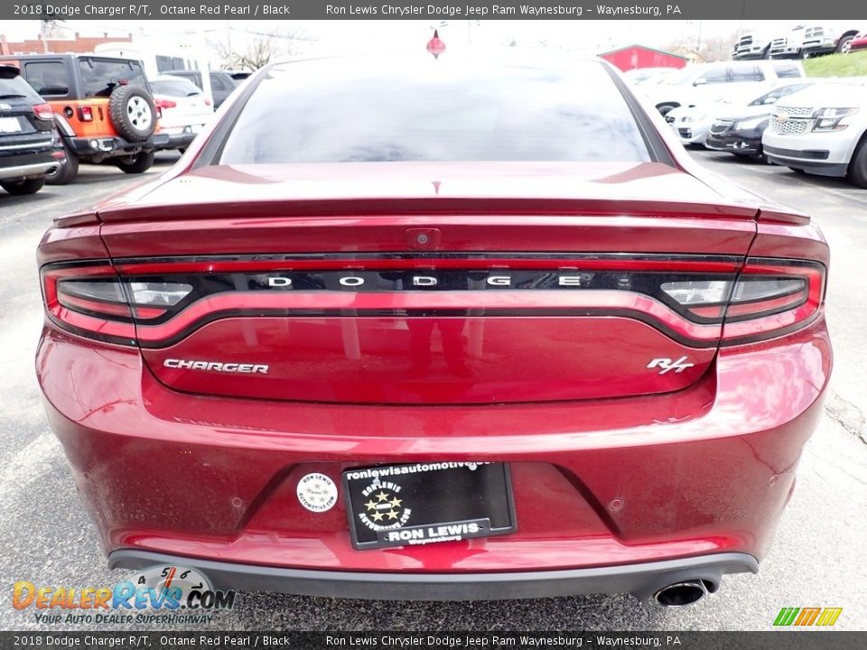 2018 Dodge Charger R/T Octane Red Pearl / Black Photo #4