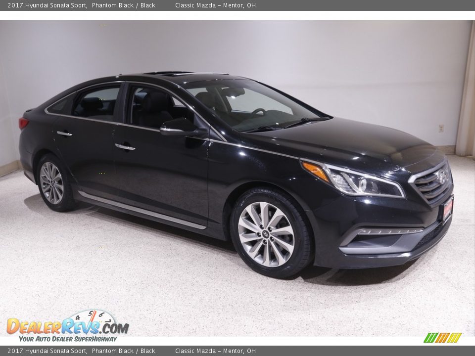 2017 Hyundai Sonata Sport Phantom Black / Black Photo #1