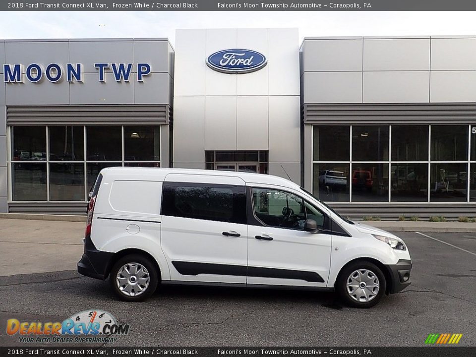 2018 Ford Transit Connect XL Van Frozen White / Charcoal Black Photo #1