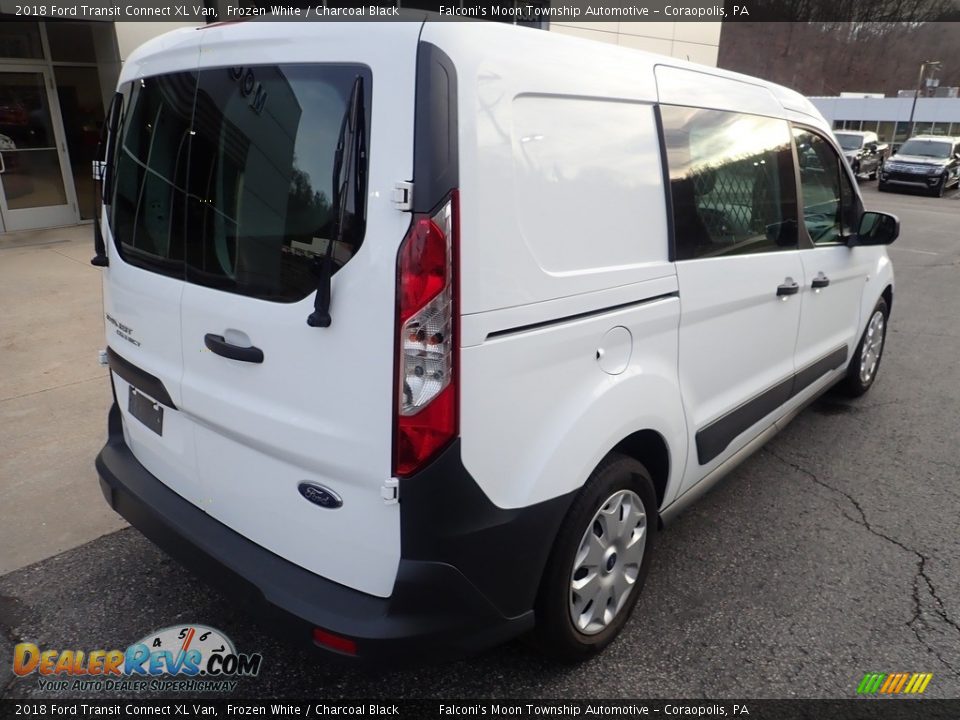 2018 Ford Transit Connect XL Van Frozen White / Charcoal Black Photo #2