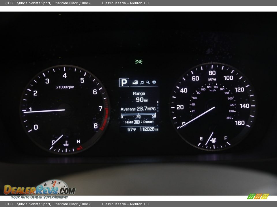 2017 Hyundai Sonata Sport Phantom Black / Black Photo #8