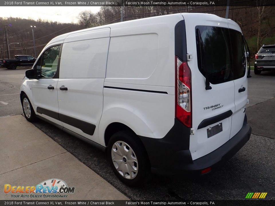 2018 Ford Transit Connect XL Van Frozen White / Charcoal Black Photo #5