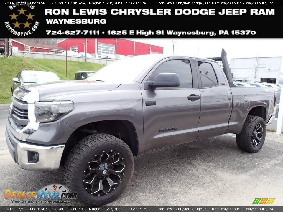 2014 Toyota Tundra SR5 TRD Double Cab 4x4 Magnetic Gray Metallic / Graphite Photo #1