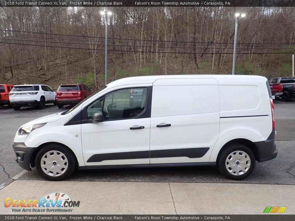 2018 Ford Transit Connect XL Van Frozen White / Charcoal Black Photo #6