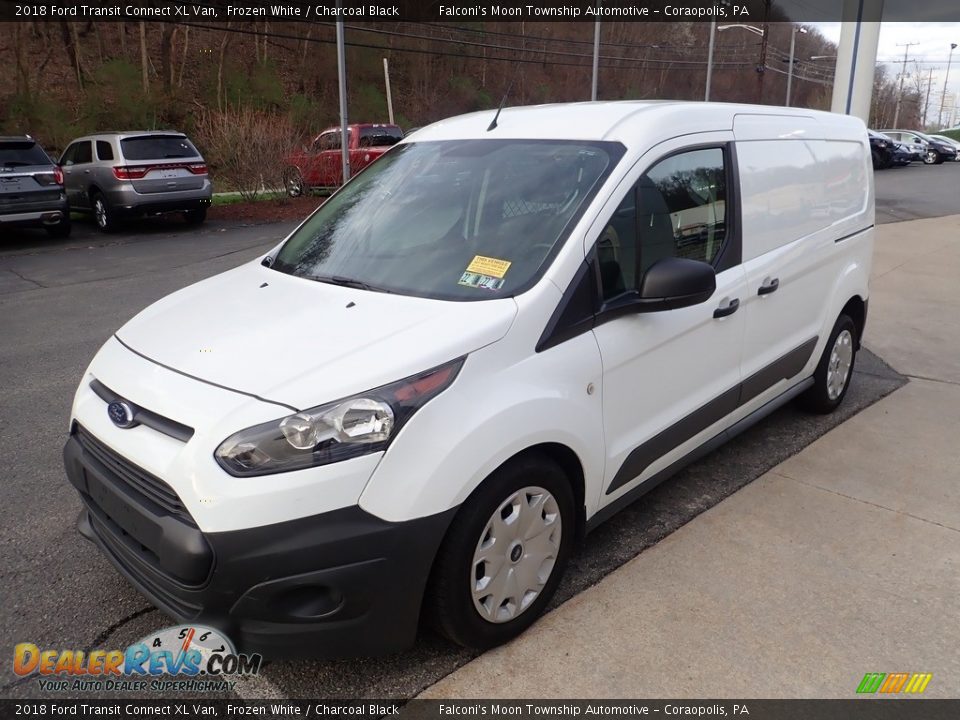 2018 Ford Transit Connect XL Van Frozen White / Charcoal Black Photo #7