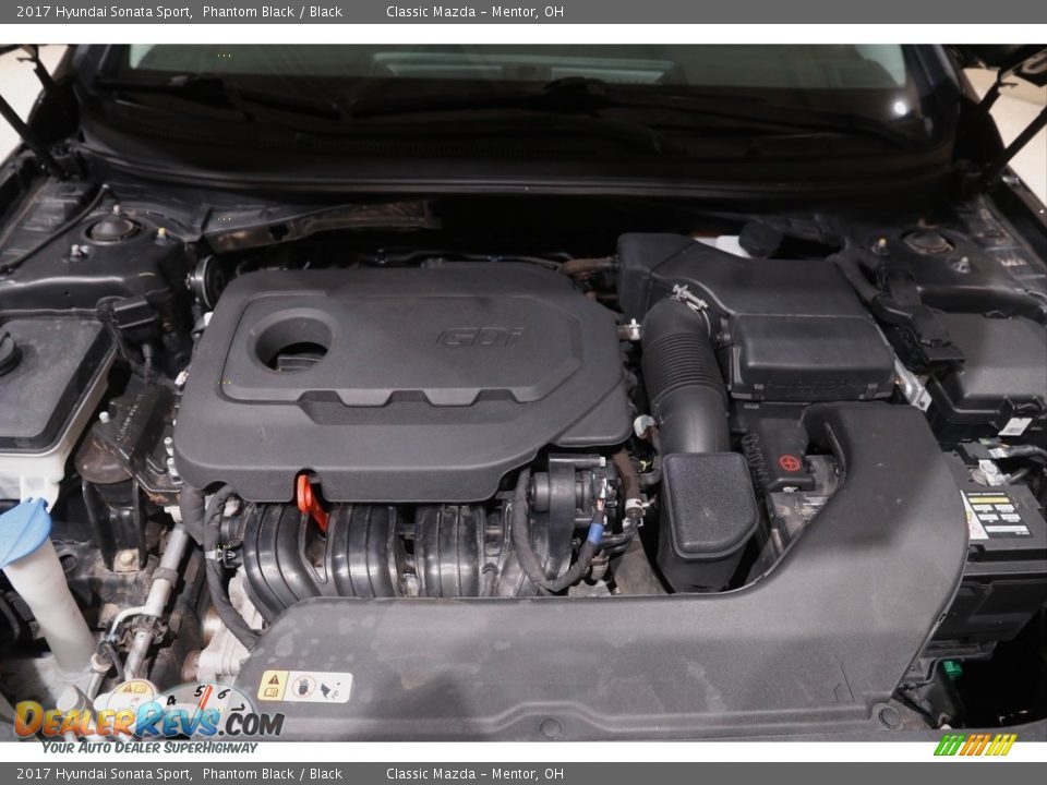 2017 Hyundai Sonata Sport Phantom Black / Black Photo #18