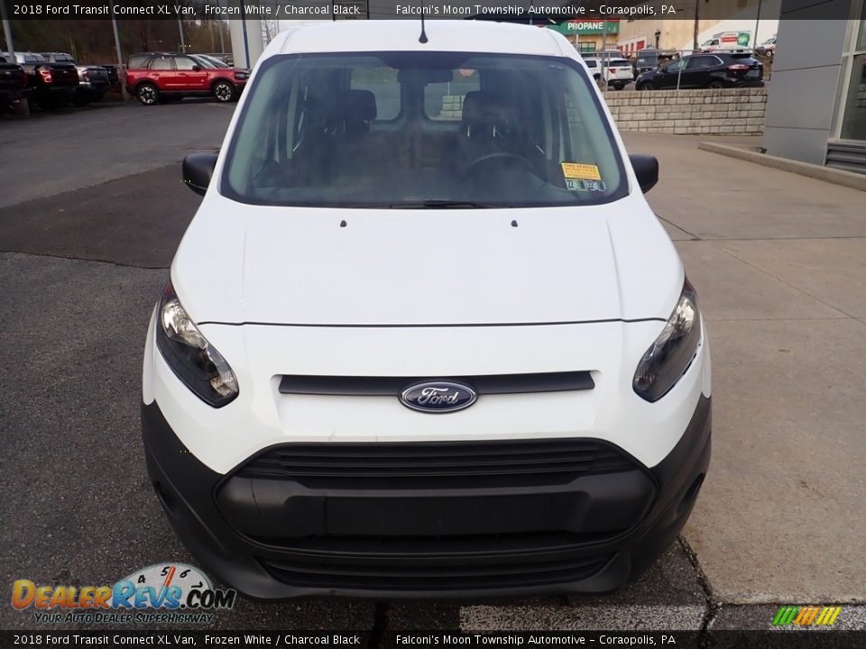 2018 Ford Transit Connect XL Van Frozen White / Charcoal Black Photo #8