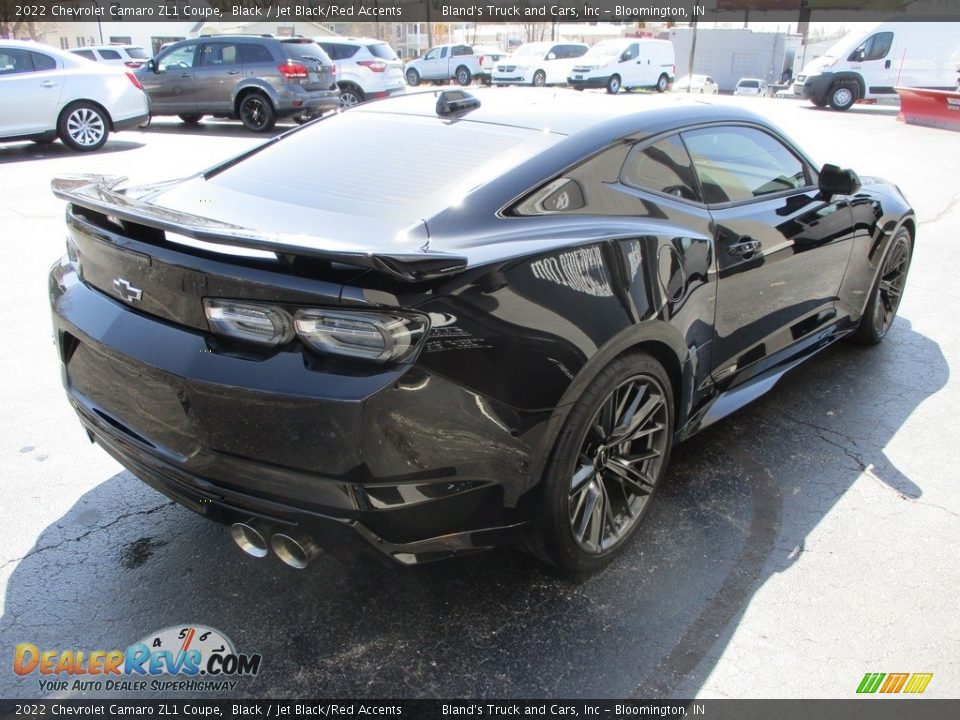 2022 Chevrolet Camaro ZL1 Coupe Black / Jet Black/Red Accents Photo #4