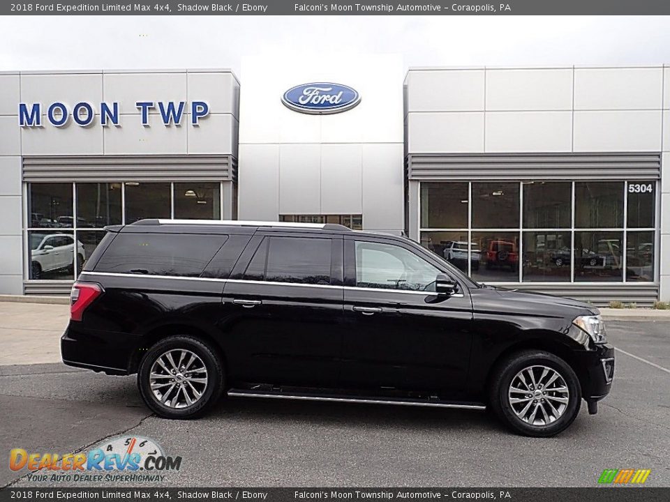 2018 Ford Expedition Limited Max 4x4 Shadow Black / Ebony Photo #1