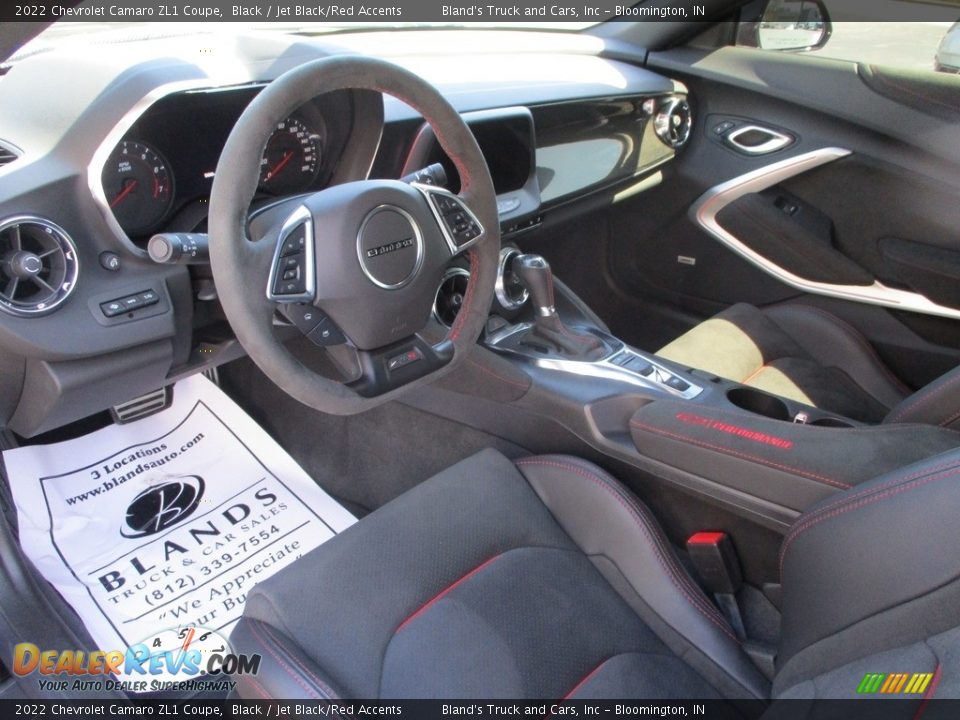 Jet Black/Red Accents Interior - 2022 Chevrolet Camaro ZL1 Coupe Photo #6