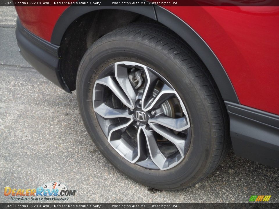 2020 Honda CR-V EX AWD Radiant Red Metallic / Ivory Photo #3