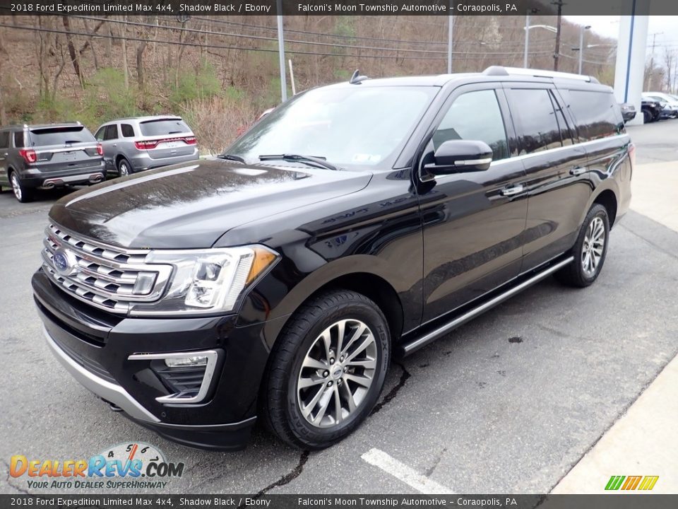 2018 Ford Expedition Limited Max 4x4 Shadow Black / Ebony Photo #7