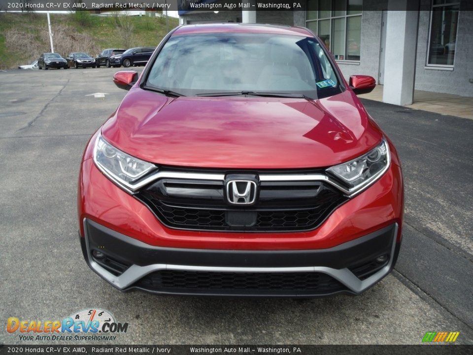 2020 Honda CR-V EX AWD Radiant Red Metallic / Ivory Photo #5