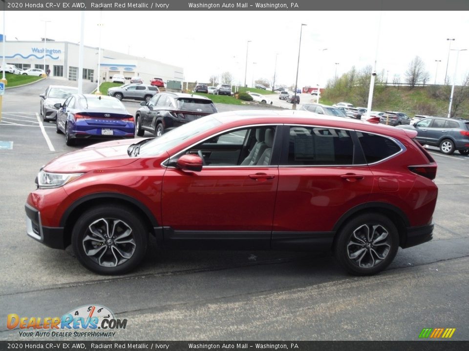 2020 Honda CR-V EX AWD Radiant Red Metallic / Ivory Photo #7