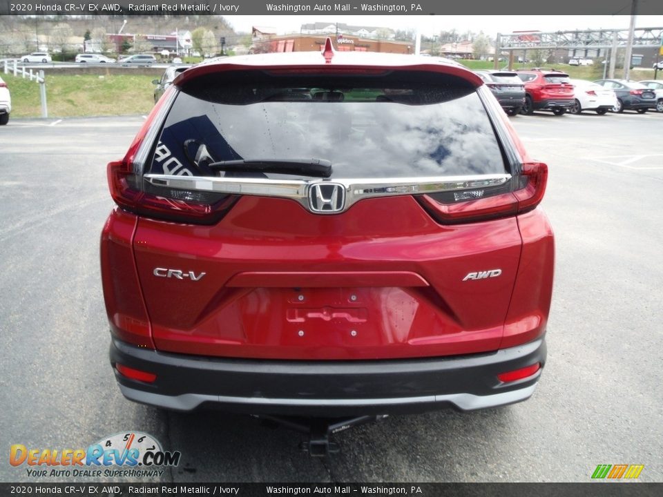 2020 Honda CR-V EX AWD Radiant Red Metallic / Ivory Photo #9