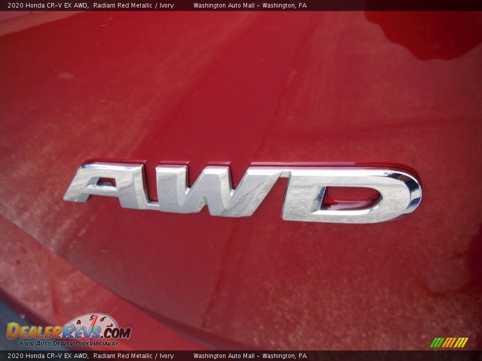 2020 Honda CR-V EX AWD Radiant Red Metallic / Ivory Photo #11