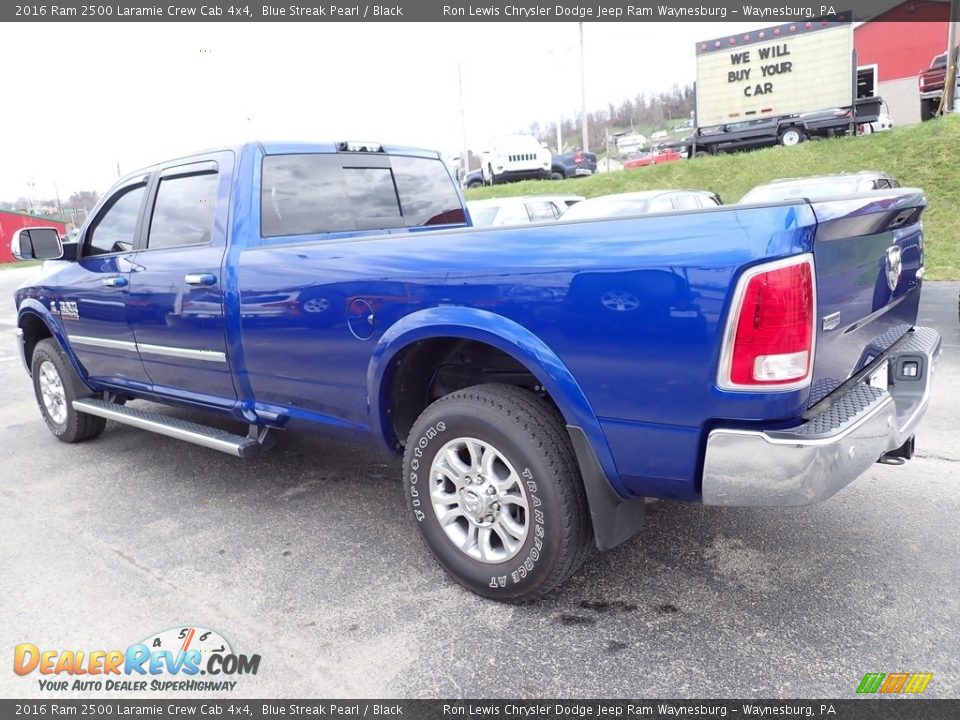 2016 Ram 2500 Laramie Crew Cab 4x4 Blue Streak Pearl / Black Photo #3