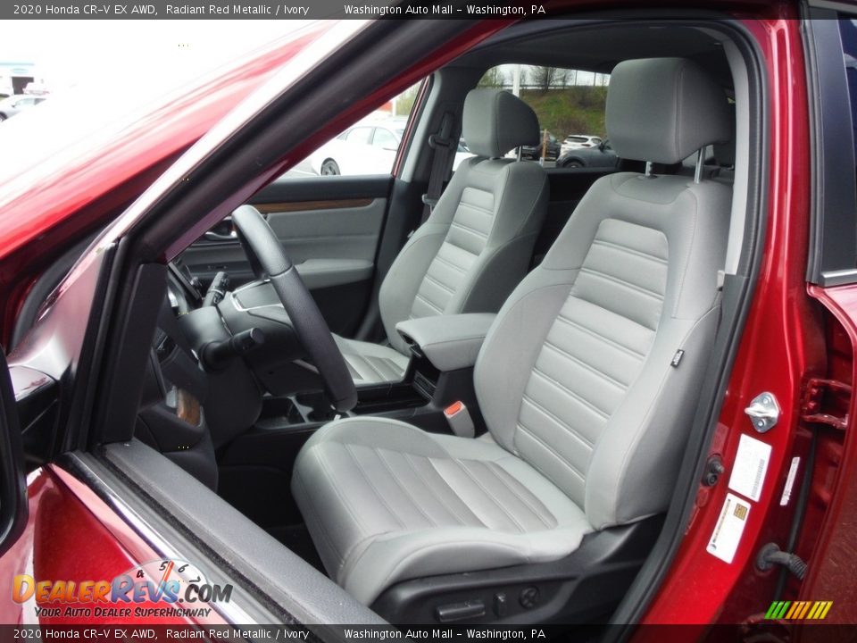 2020 Honda CR-V EX AWD Radiant Red Metallic / Ivory Photo #15