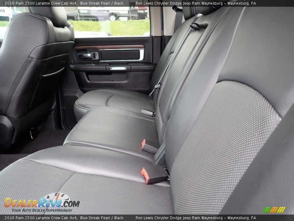 Rear Seat of 2016 Ram 2500 Laramie Crew Cab 4x4 Photo #11