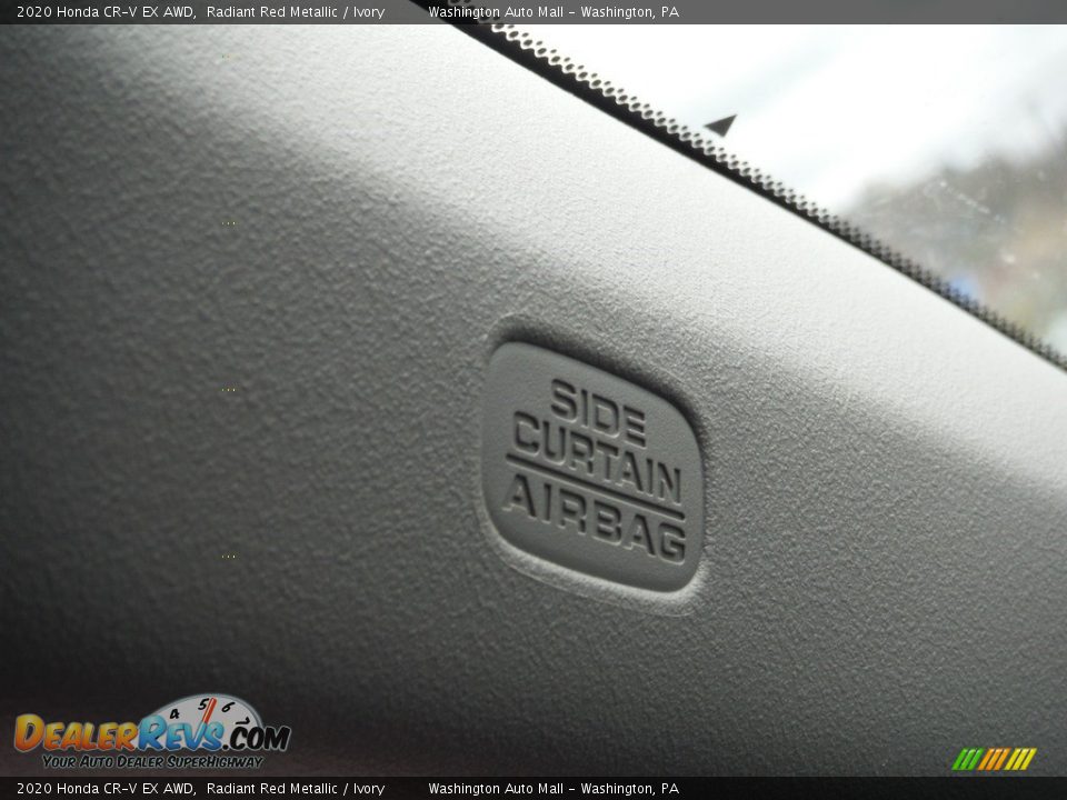 2020 Honda CR-V EX AWD Radiant Red Metallic / Ivory Photo #24