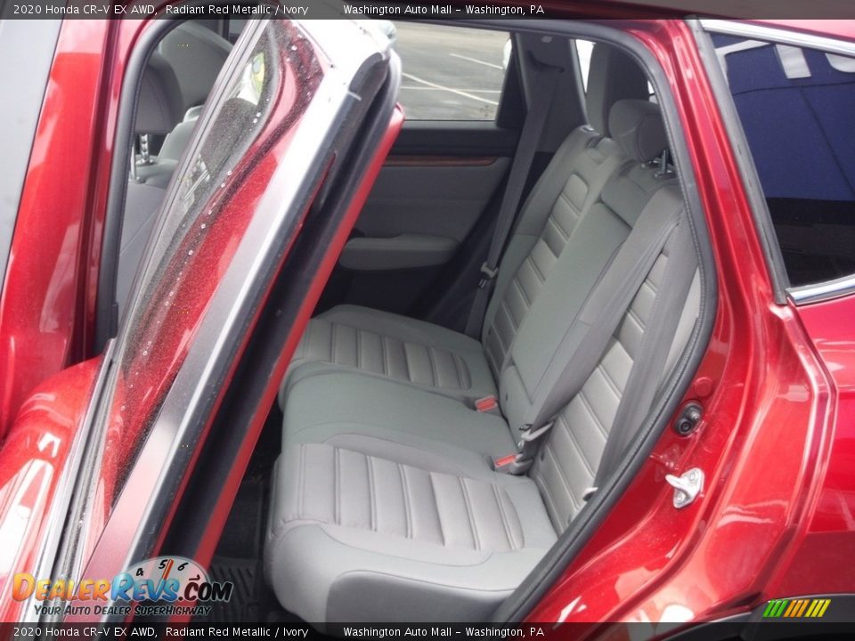 2020 Honda CR-V EX AWD Radiant Red Metallic / Ivory Photo #27