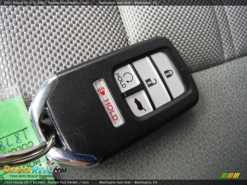 2020 Honda CR-V EX AWD Radiant Red Metallic / Ivory Photo #28