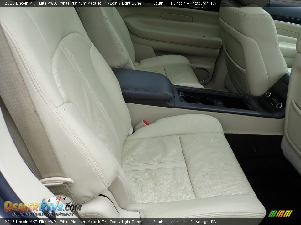 Rear Seat of 2016 Lincoln MKT Elite AWD Photo #13