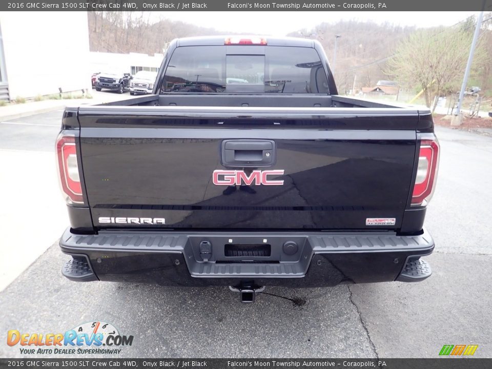 2016 GMC Sierra 1500 SLT Crew Cab 4WD Onyx Black / Jet Black Photo #3